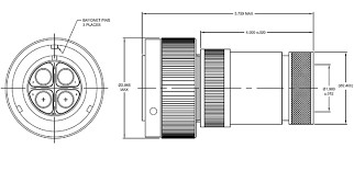 Buccaneer 9000系列IP68尺寸圖